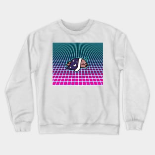 Sleepy Sloth Vaporwave Crewneck Sweatshirt